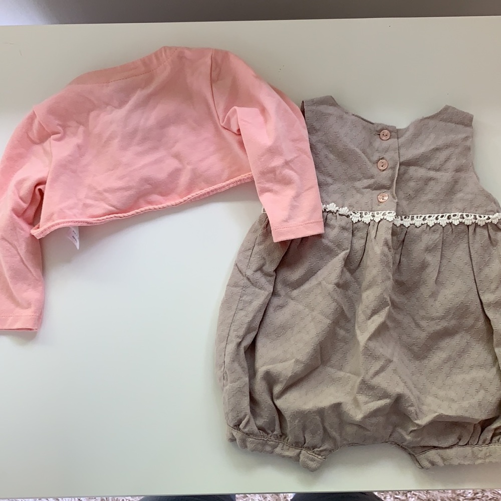 NWOT Catherine Malandrino Romper and Sweater - Picture 5 of 5